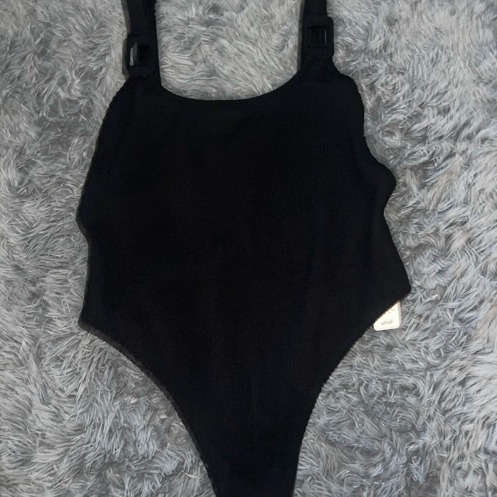 NWT AERIE black one piece